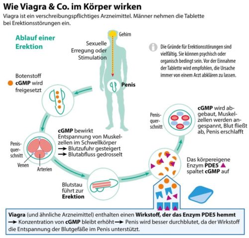 So wirkt Viagra Generika